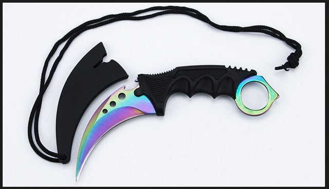 Three-eye Pure color Claw Knife