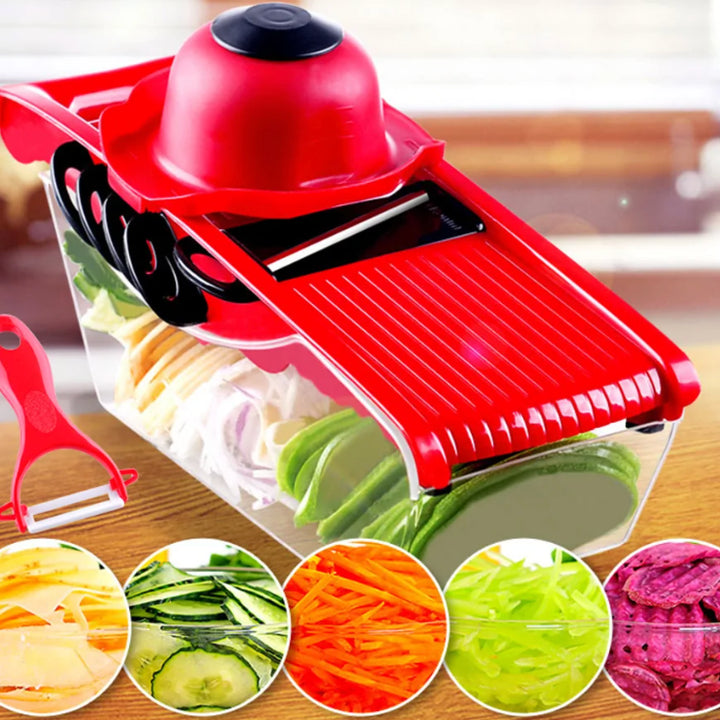 Multifunction Kitchen Slicer 6 Blades